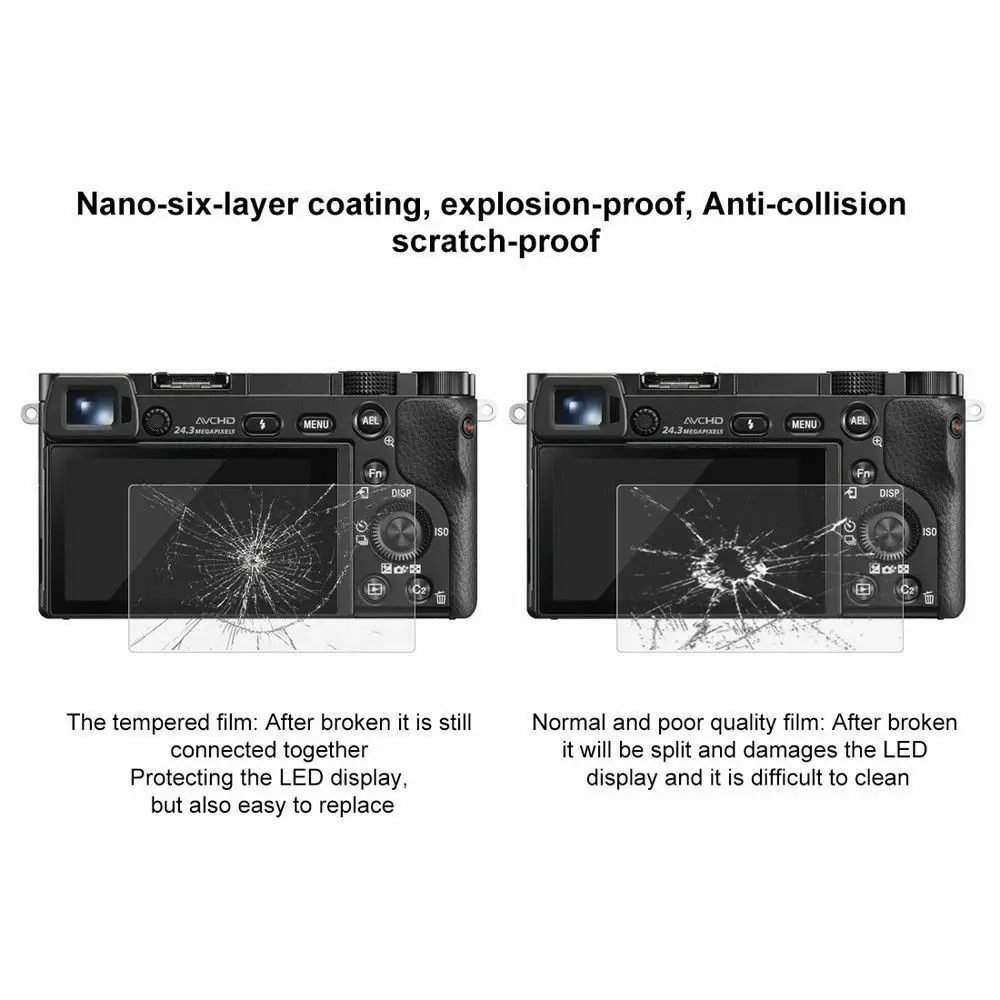 Ultraklear закаленное стекло Защита экрана для SONY RX100 M5 M4 M3 M2 RX1 A7II | Электроника