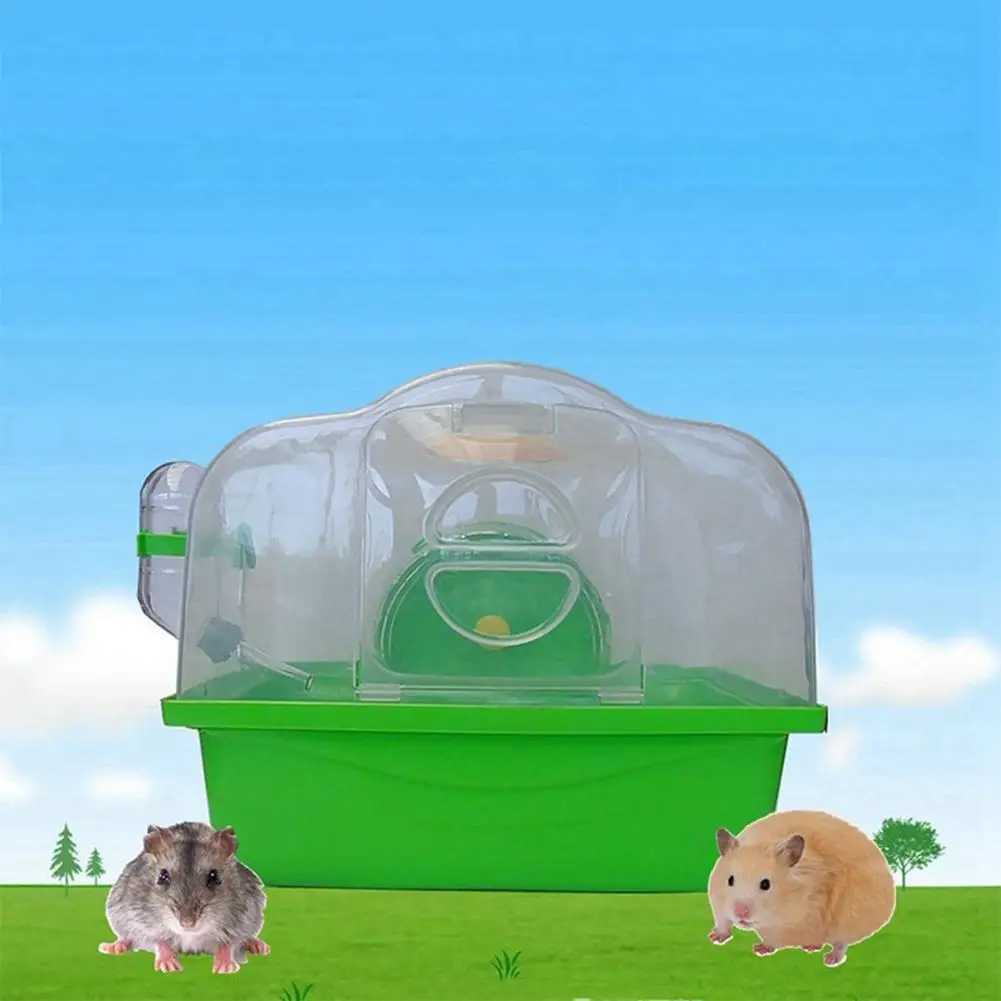 Пасторальный Стиль Портативный Однослойная прозрачная клетка для виллы с ручкой