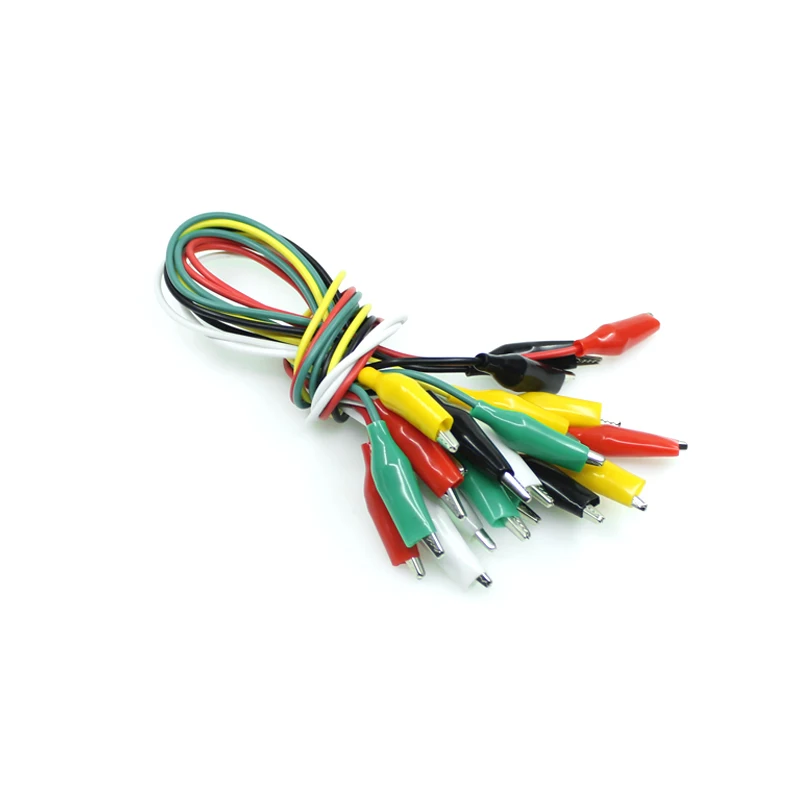 

10Pcs Alligator Clips Double-ended Test Leads Clamp Cables For Micro:bit