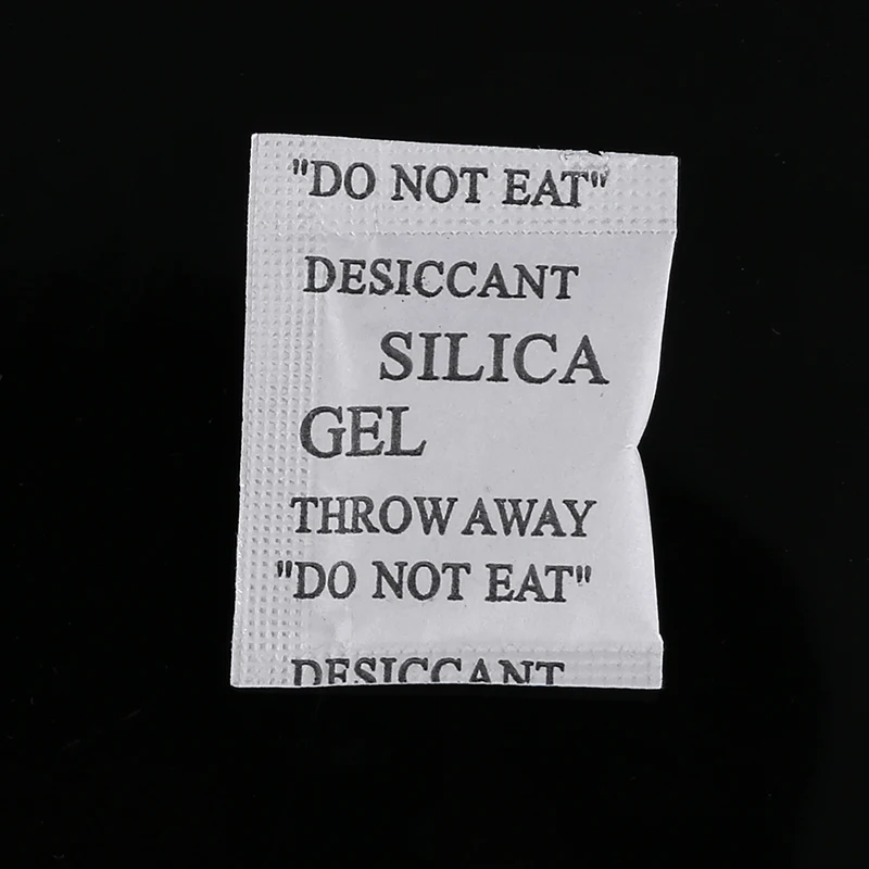 100 упаковок нетоксичный осушитель из силикагеля 1 г | Дом и сад