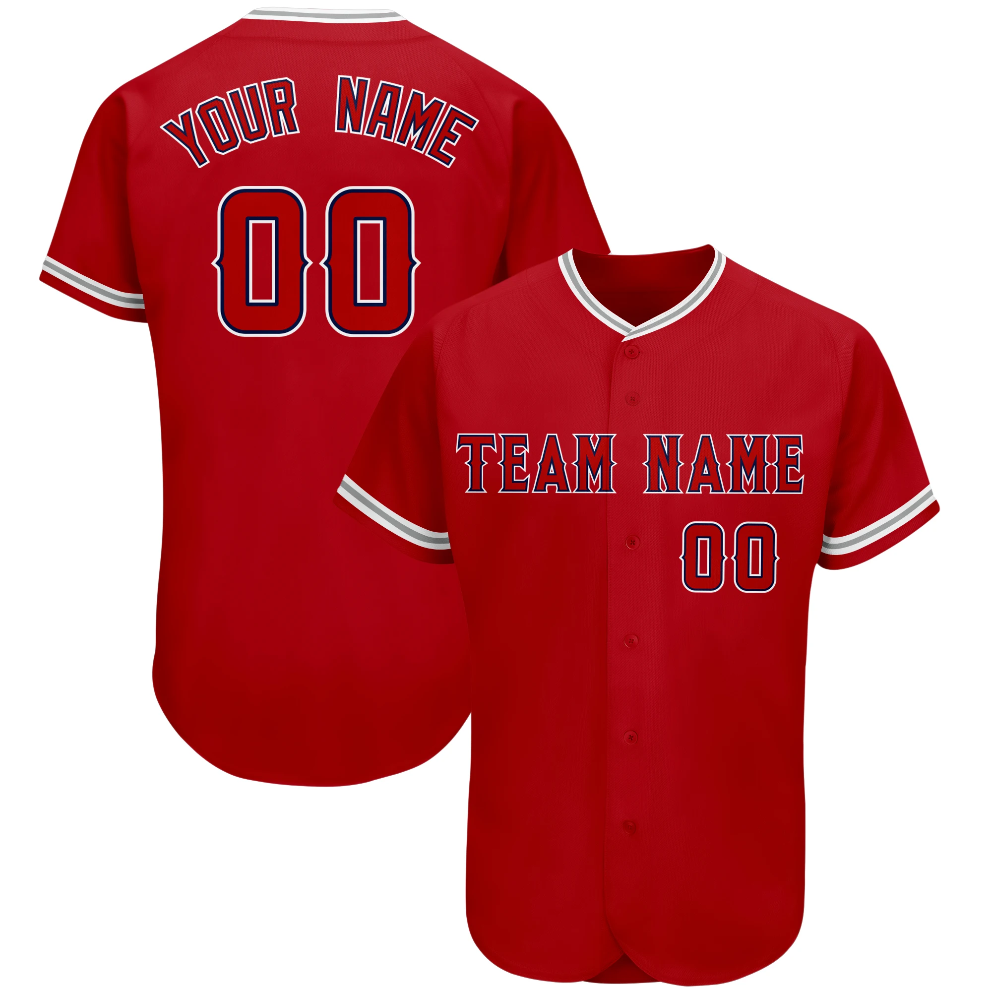 

Custom Baseball Jersey Embroidered Team Name/Number Training Outdoor/Indoors Washable Tee shirts for Men/Lady/Kids Any Colour