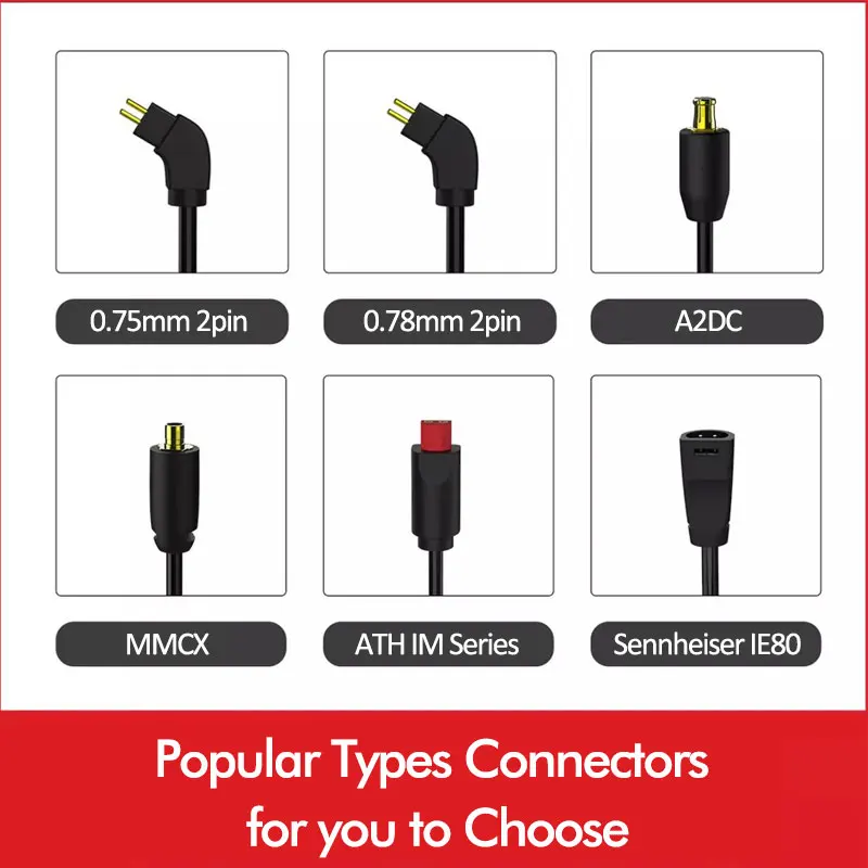 

QCC5125 Aptx HD Bluetooth - Hi-Fi MMCX 2Pin 0,78 0,75 QDC IE80S