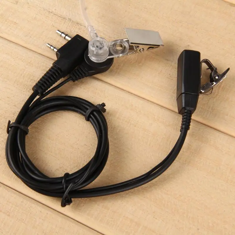 2 Pin Акустическая трубка наушник микрофон PTT Динамик для Baofeng Kenwood радио|Наушники и