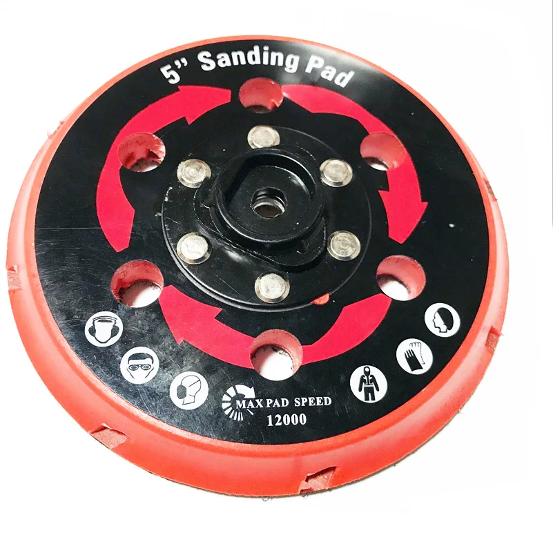 Шлифовальная накладка, Задняя накладка для фотоэлементов, частичные накладки, полировщик двойного действия, Детская Накладка 5 дюймов, 6 дюймов, 125 мм, 150 м