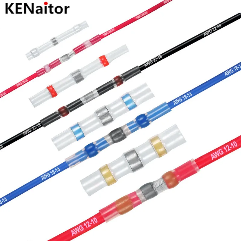 Водонепроницаемые Термоусадочные соединители для стыковой проволоки клеммы