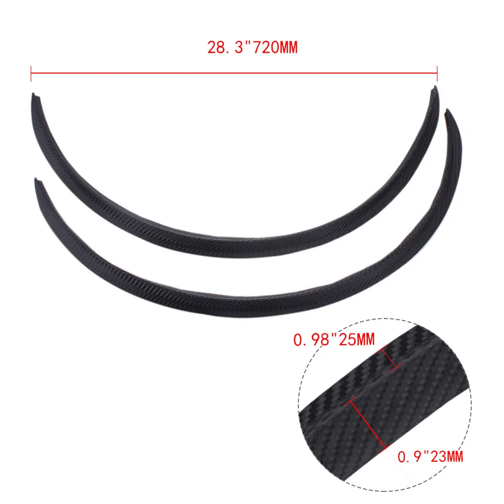 Новинка резиновая Мягкая черная полоса для бампера RASTP из углеродного волокна