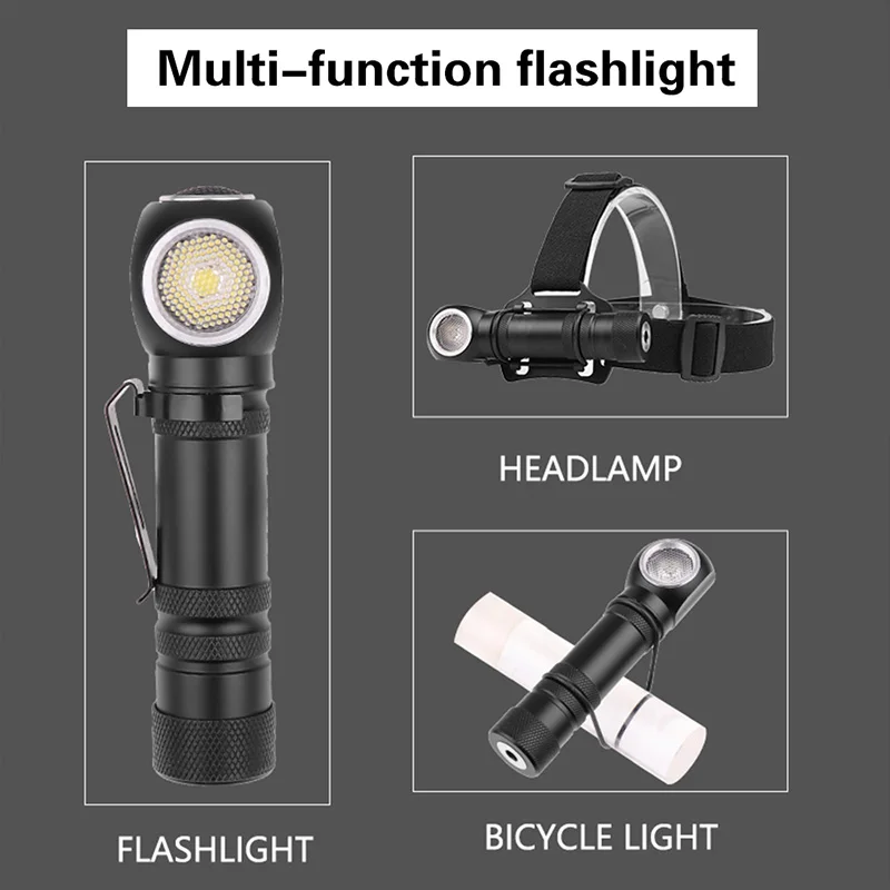 1935 портативный светодиодный рабочий светильник XHP50 3 режима USB Перезаряжаемый