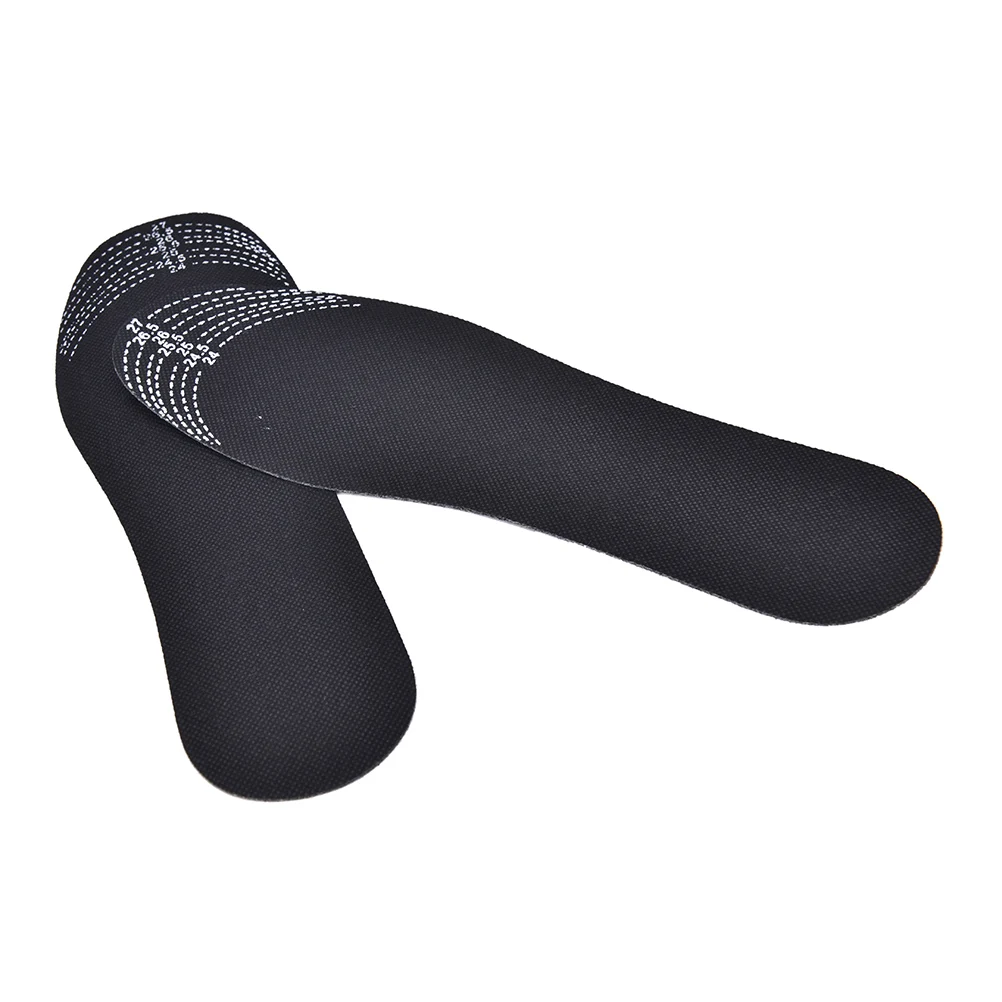 1 пара черные регулируемые Масштабируемые стельки подушечки для ног обуви
