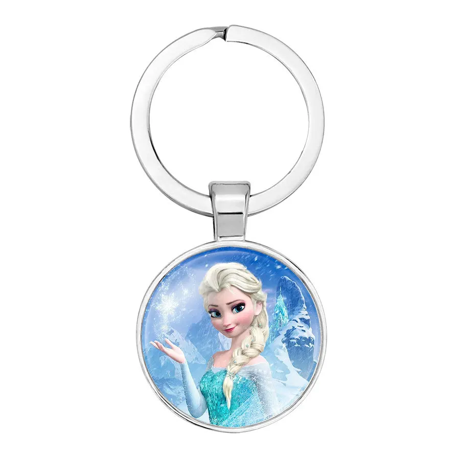 Эльзы и принцессы Анны из мультфильма Холодное сердце брелок со стеклянным