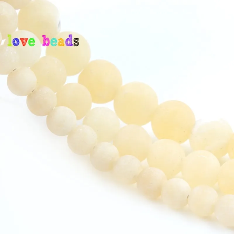 6/8/10/12 мм натуральный матовый полированный желтые нефриты круглые Mihuang Круглые