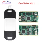 Лидер продаж, полный чип AN2131QC, Can Clip V211, автомобильный диагностический интерфейс, Золотая печатная плата для Can Clip автомобилей 1998-2020, бесплатная доставка