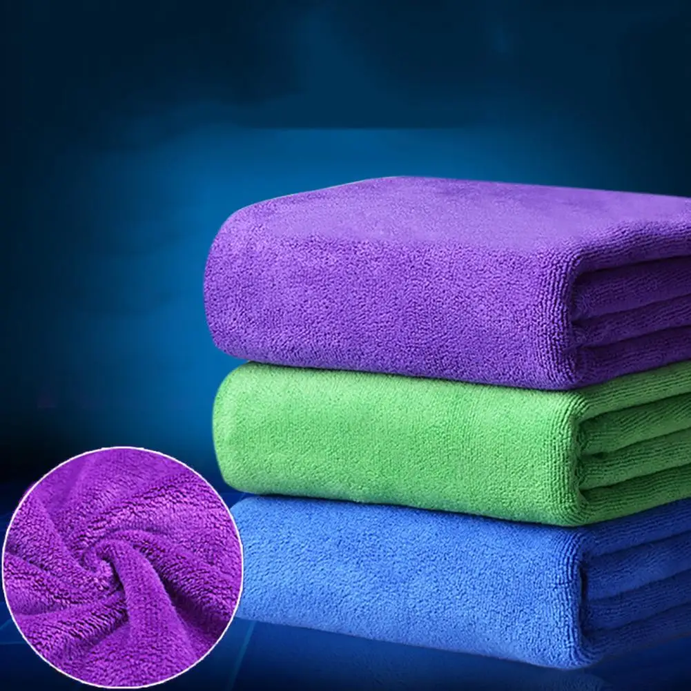 

Microfiber Water Absorption Car Home Cleaning Cloth Towel Soft Washing Rags