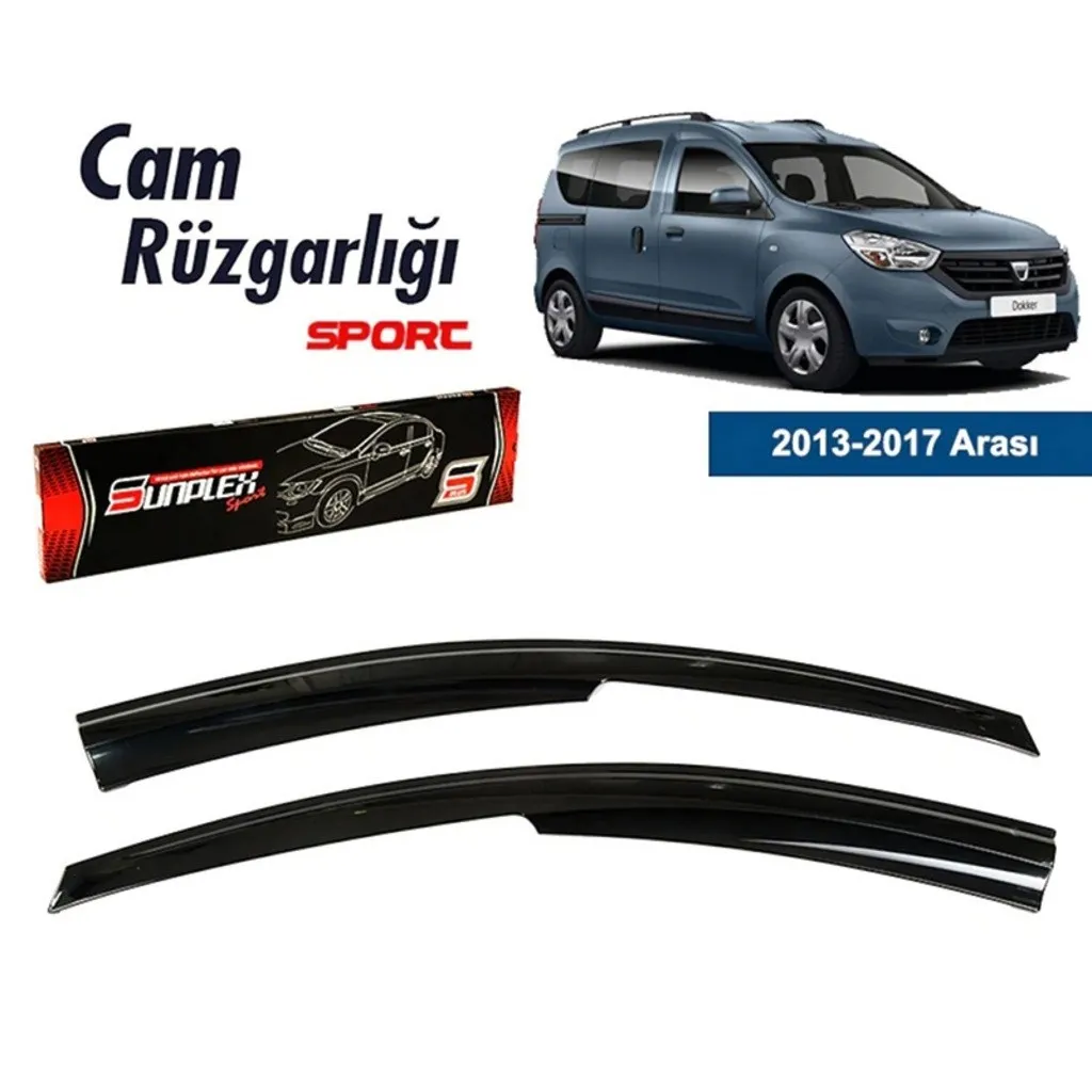Козырек дождевого стекла ветрозащитные дефлекторы для Dacia Dokker 2013 2014 2015 2016 2017
