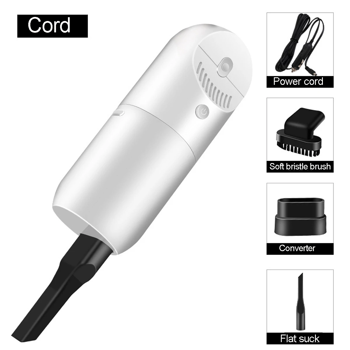 

120W Handheld Vacuum Cordless Powerful Cyclone Suction Portable Rechargeable Vacuum Cleaner Quick Charge for Car Home Pet Hair