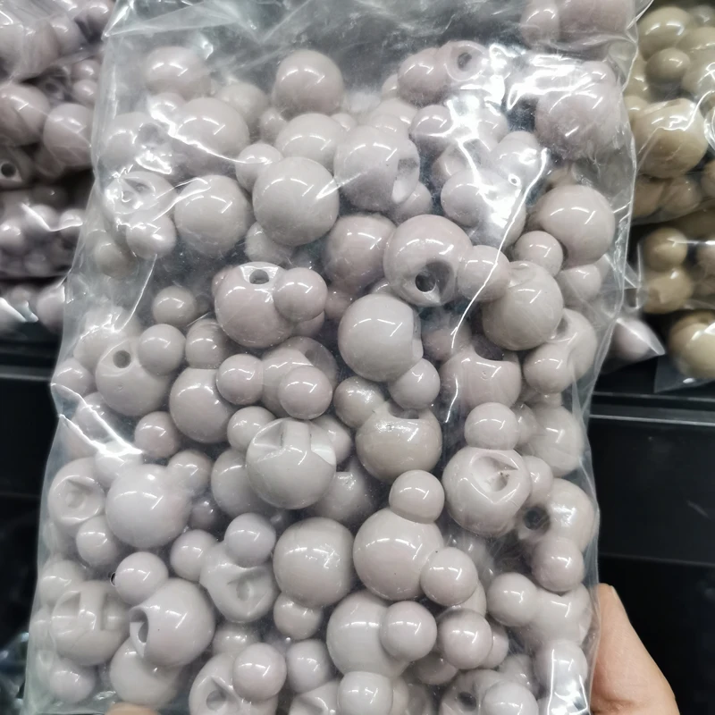 100 шт. акриловые бусины в форме мыши для изготовления украшений сделай сам 29-24-16 мм