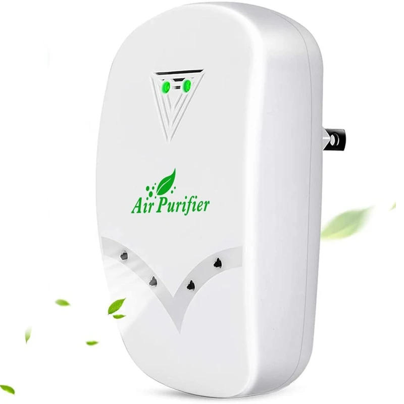 

3 Pack Air Purifier Mini Air Cleaner Air Ionizers For Odor Allergies Eliminator For Pets Cooking And Smoke Dust US Plug
