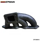 Литой турбо выхлопной коллектор заголовок T25 турбонаддувом подходит 38 мм клапан сброса избыточного давления для Защитные чехлы для сидений, сшитые специально для Toyota Corolla AE86 GTS 85-91 EP-EM018