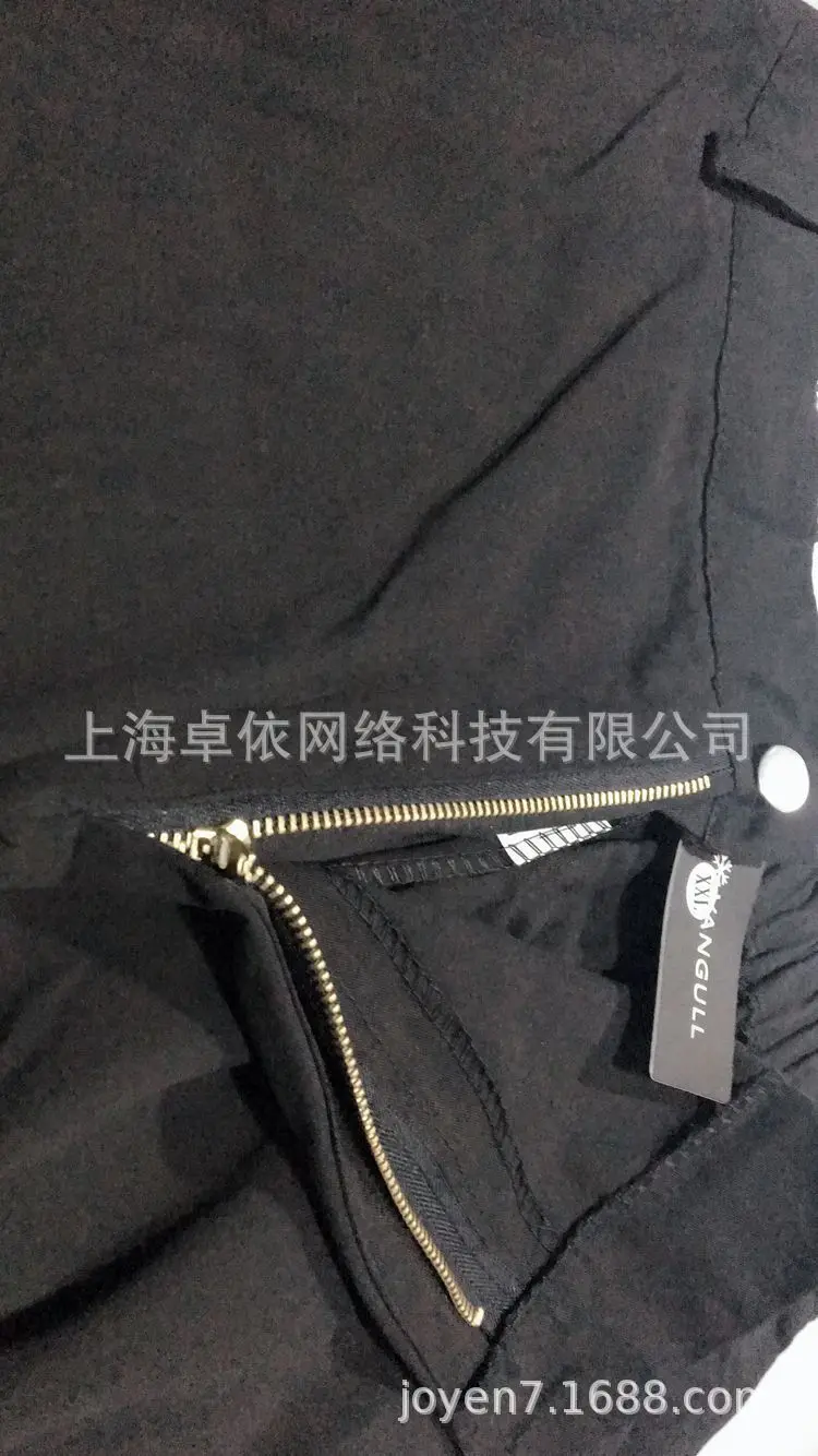 Huzhou осенние брюки карго женские, с высокой талией брюки свободные Ленточные женские брюки с завязками Прямые хлопковые Jogger Mujer