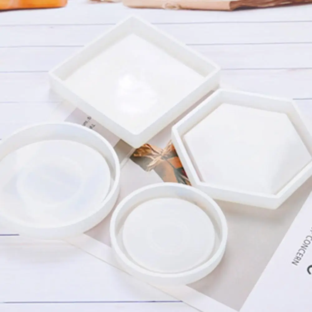 Подставка под чашку коврик форма силиконовая сделай сам Прозрачная для