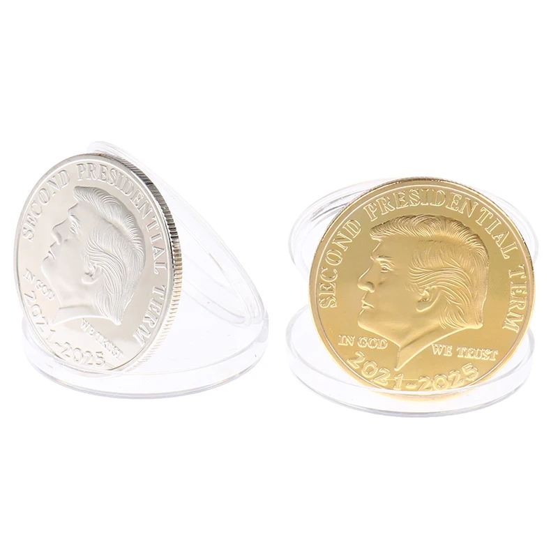 

US Donald Trump Gold Commemorative Coin Second Presidential Term 2021-2025