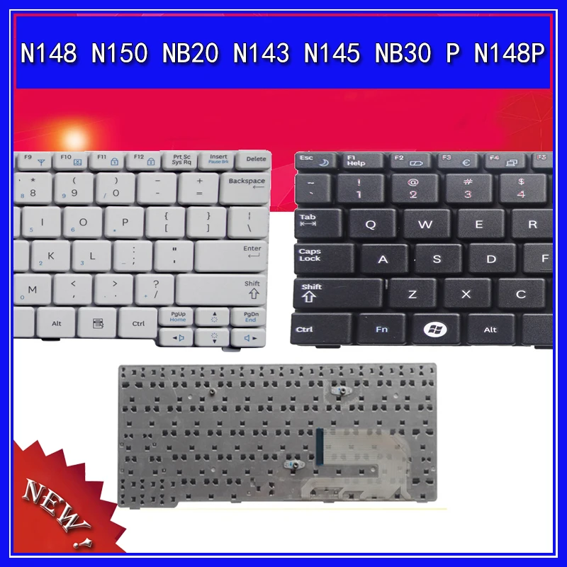 Клавиатура для ноутбука Samsung N148 N150 NB20 N143 N145 NB30 P N148P|Клавиатуры замены| |