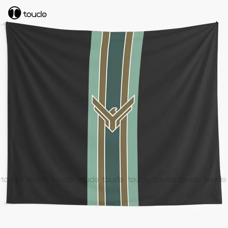 

Dune - House Atreides Banner Stripes (Green) - Tapestry Wall Tapestry Art Blanket Tapestry Bedroom Bedspread Decoration