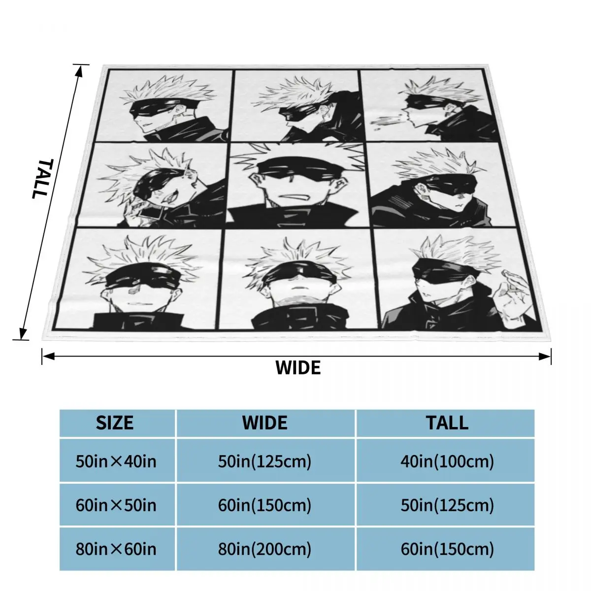Плед Gojo Satoru