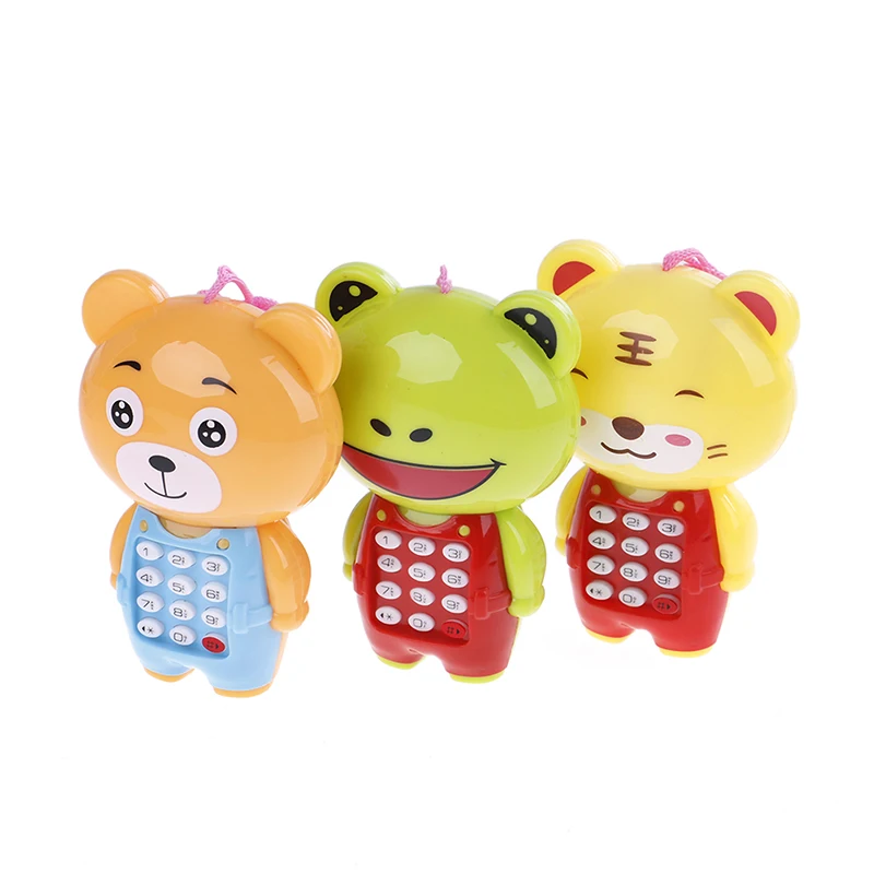 

1Pc Phone Children Animals Sounding Vocal Musical Mobile Phone Electronic Toy For Baby Kids Educational Learning Baby Toys