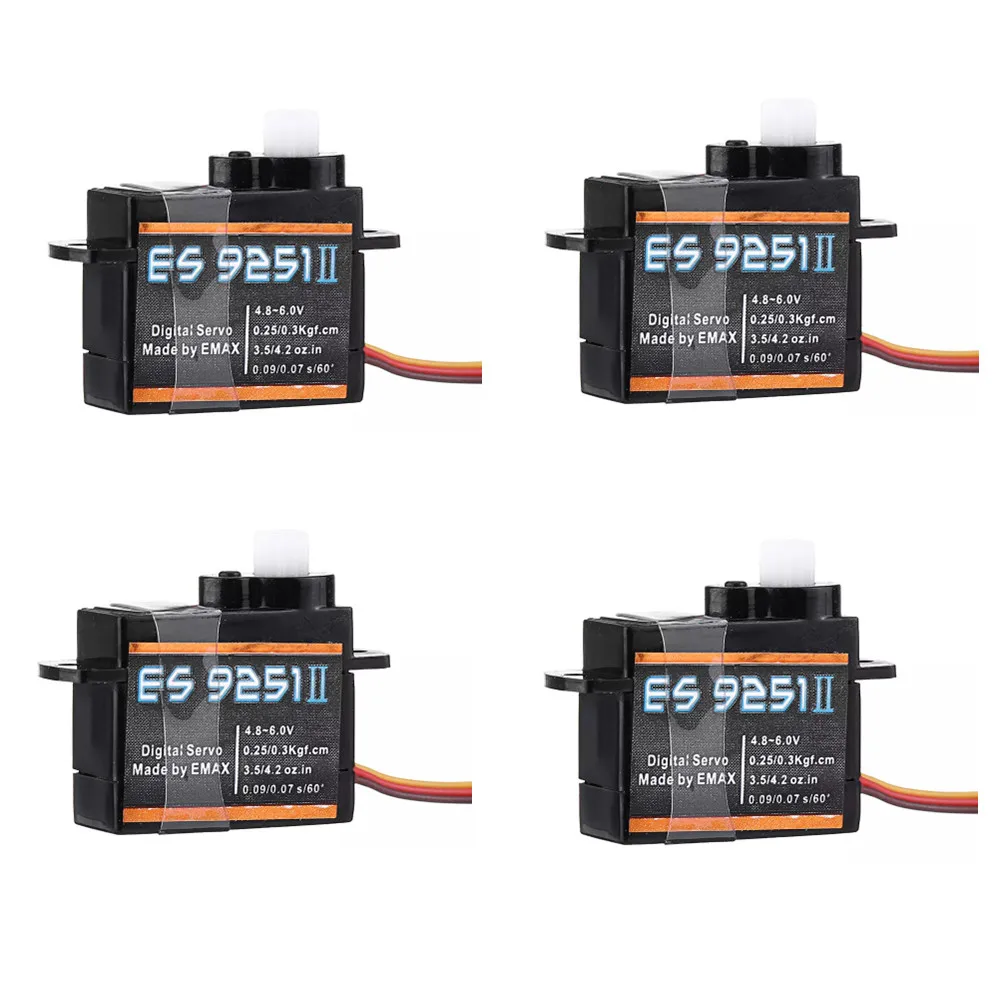 2019 Новый Emax es9251upgrade обновленная версия 2 5g пластиковый микро цифровой сервопривод