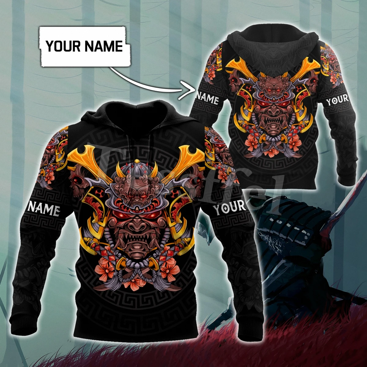 

Tessffel Japan Samurai Tattoo 3D Printed New Men's Sweatshirt Harajuku Zipper Hoodie Casual Unisex Jacket Pullover Style-40