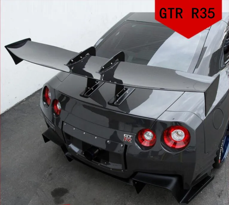 Углеродное волокно заднее крыло багажника выступ Спойлеры для Nissan GTR 35 для Subaru BRZ для TOYOTA GT86 2008