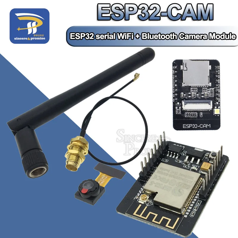 ESP32-CAM ESP-32S модуль Wi-Fi ESP32 серийный wi-fi ESP32 CAM макетная плата 5V Bluetooth с OV2640 Камера модуль
