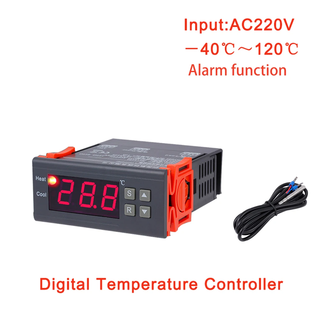 Цифровой терморегулятор MH1210B ac220в температурный контроллер-термостат для
