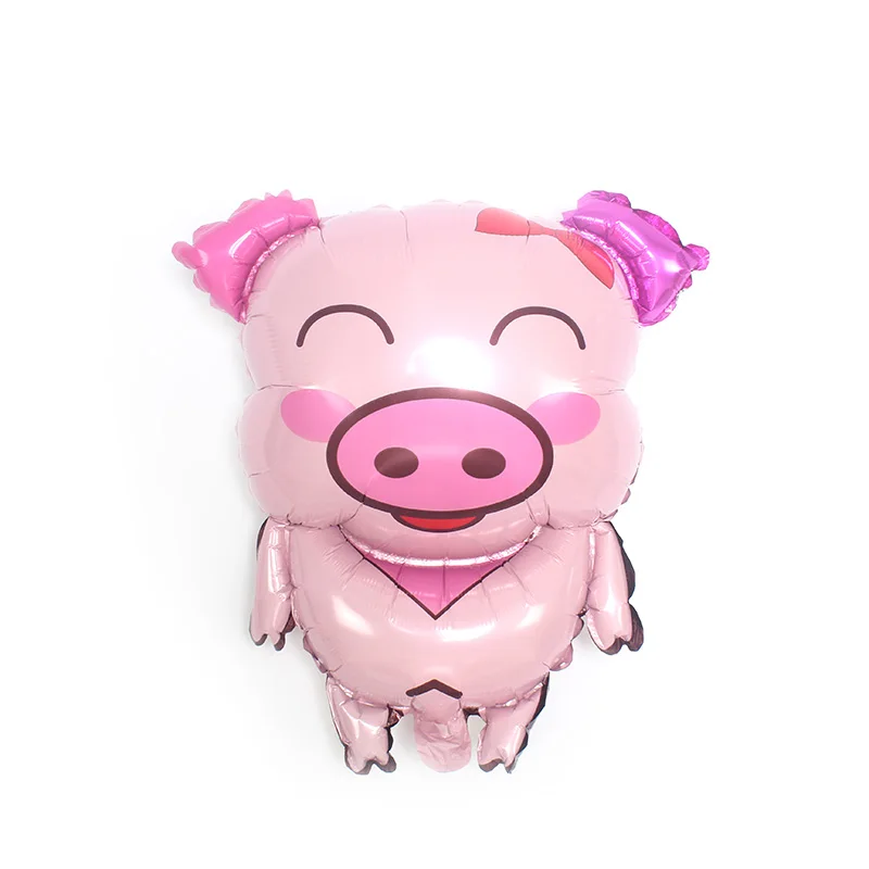 YX pink pig Воздушные шарики в виде животных прогулочная Розовая Свинья голова ребенок душ сувениры globos ферма День Рождения украшения Дети и взрослые - Цвет: YX pink pig