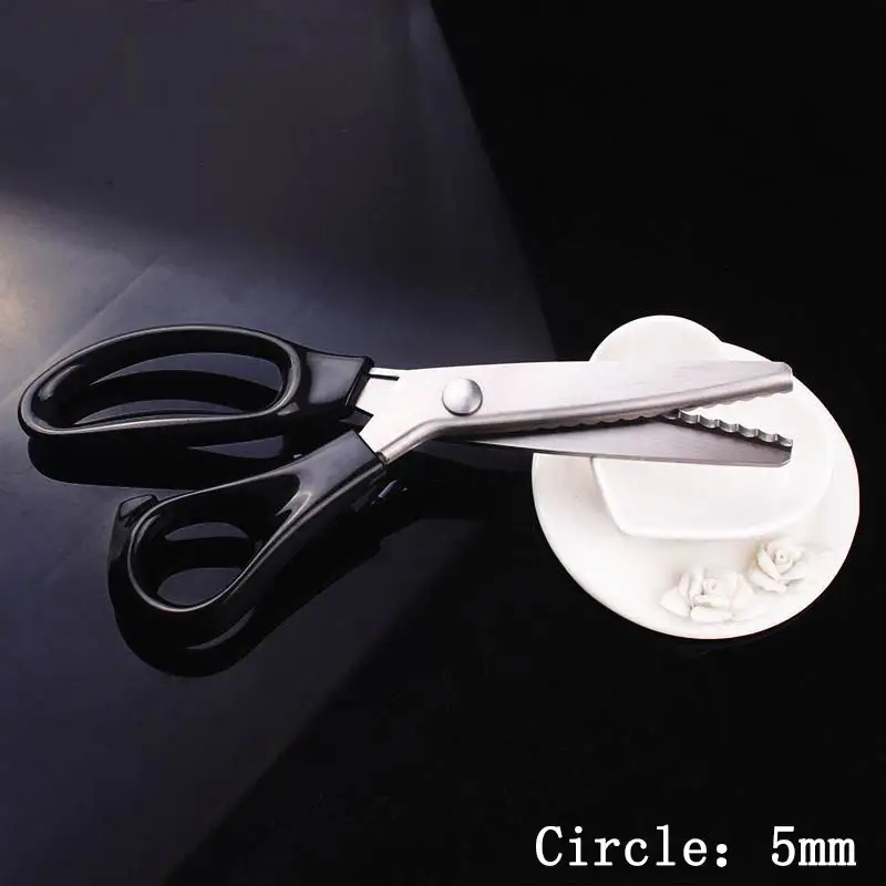 Винтажная прошитая обувь ножницы Zig Zag швейная ткань острый инструмент обивки