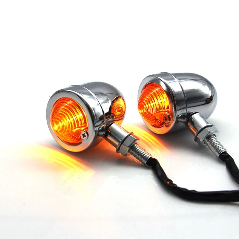 1 пара мотоциклетных сигналов поворота индикатор света для Kawasaki Honda Suzuki Yamaha Cruiser