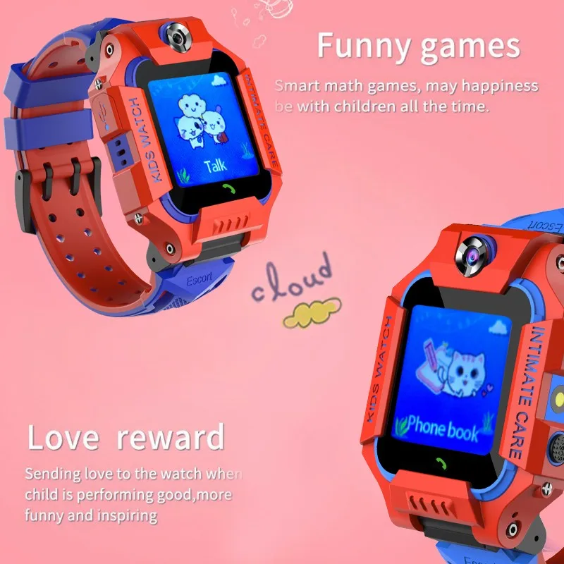 

Newest Baby Child Smart Watch with Dual Camera SOS Antil-lost Waterproof 2G SIM Card Clock Location Tracker Smartwatch