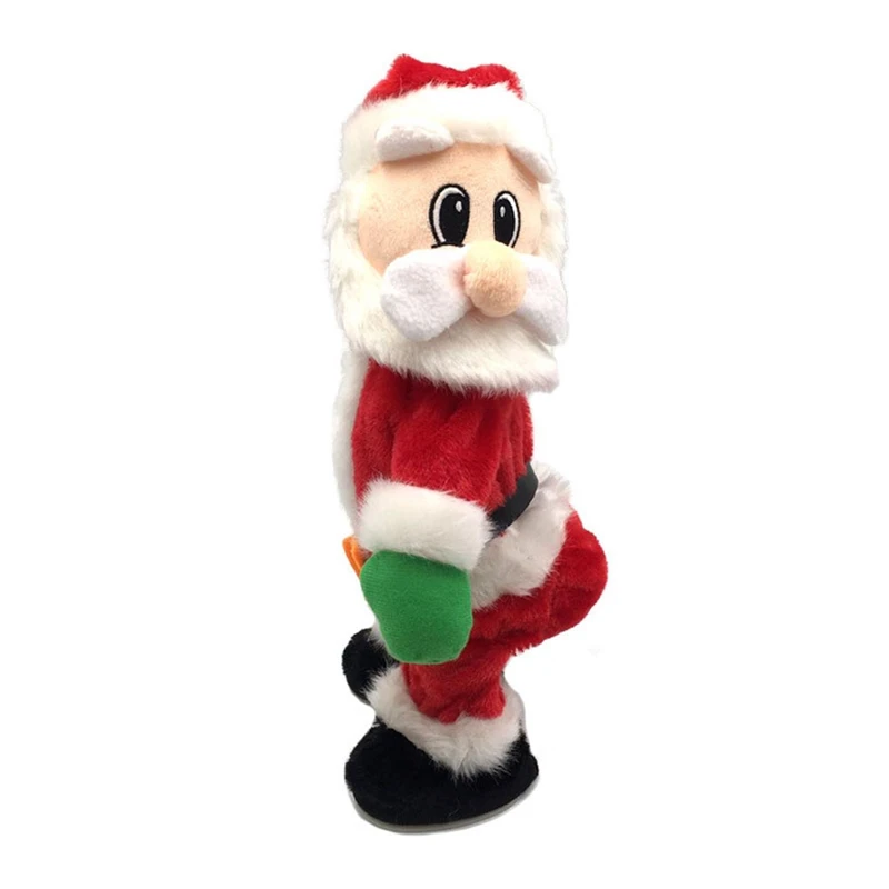 

Christmas Electric Santa Claus Toy Dynamics Hip-shaking Music Electric Doll Toys