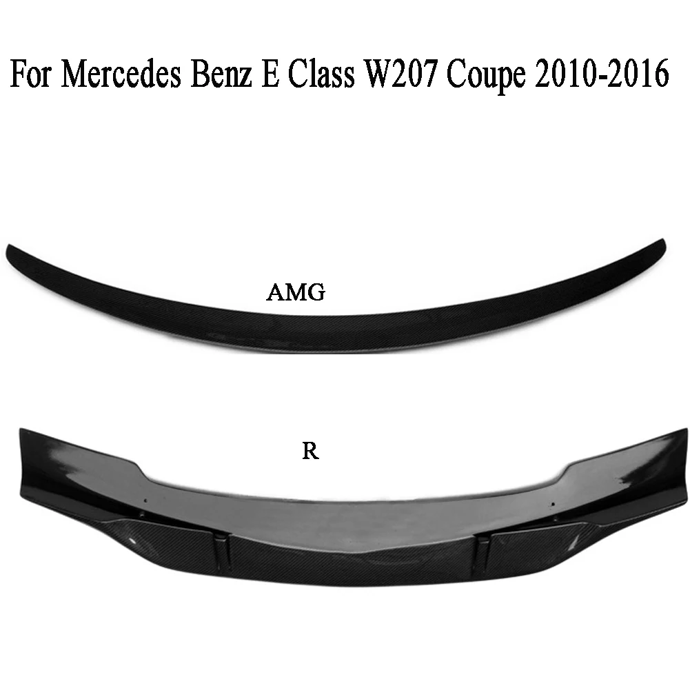 Задний спойлер из углеродного волокна для Mercedes Benz E Class W207 Coupe 2009 2010 2011 2012 2013 2014 2015