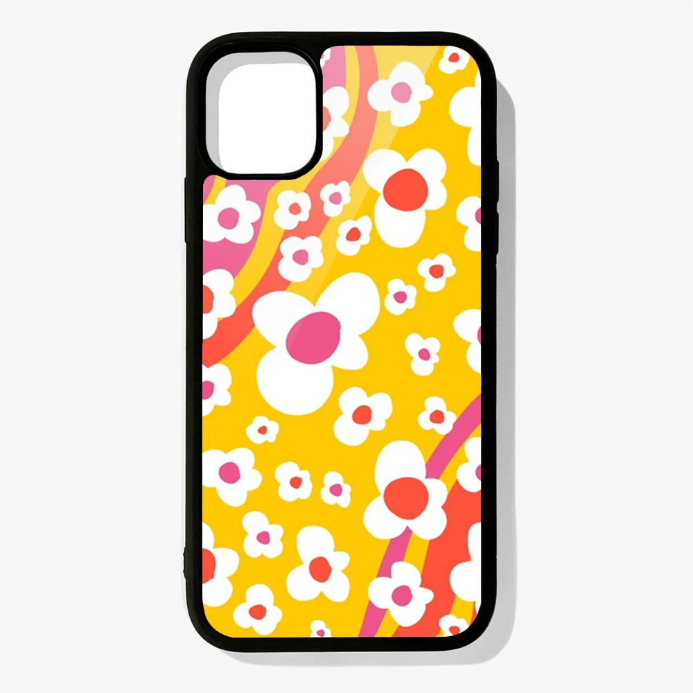 

Чехол для Телефона IPhone 12 Mini 11 Pro XS Max X XR 6 7 8 Plus SE20, высококачественный силиконовый чехол из ТПУ с изображением заката и цветка