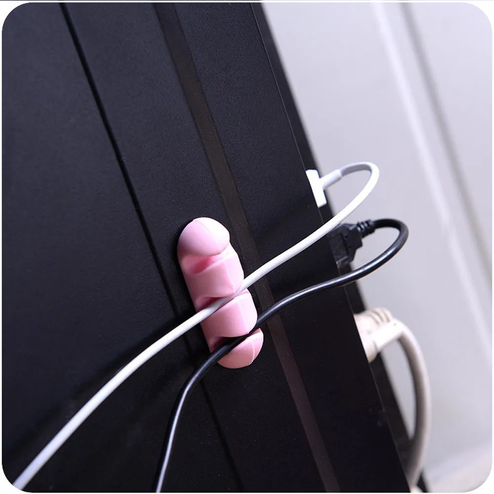 4 шт. держатель для кабелей|Коробки и ящики хранения| |