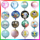 1 шт. воздушный шар на день рождения, круглый воздушный шар из фольги, украшения для детской вечеринки, шар с гелием для будущей мамы, надувной новогодний шар