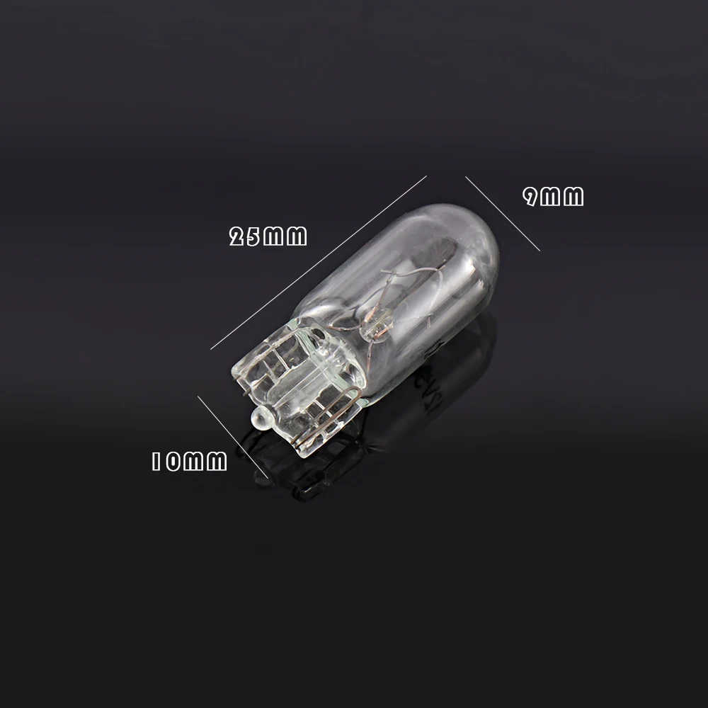 

10pcs/set Warm White Car Lights 12V 5W T10 W5W 194 168 Car License Plate Lights Width Lamp Halogen Bulbs Signal Light