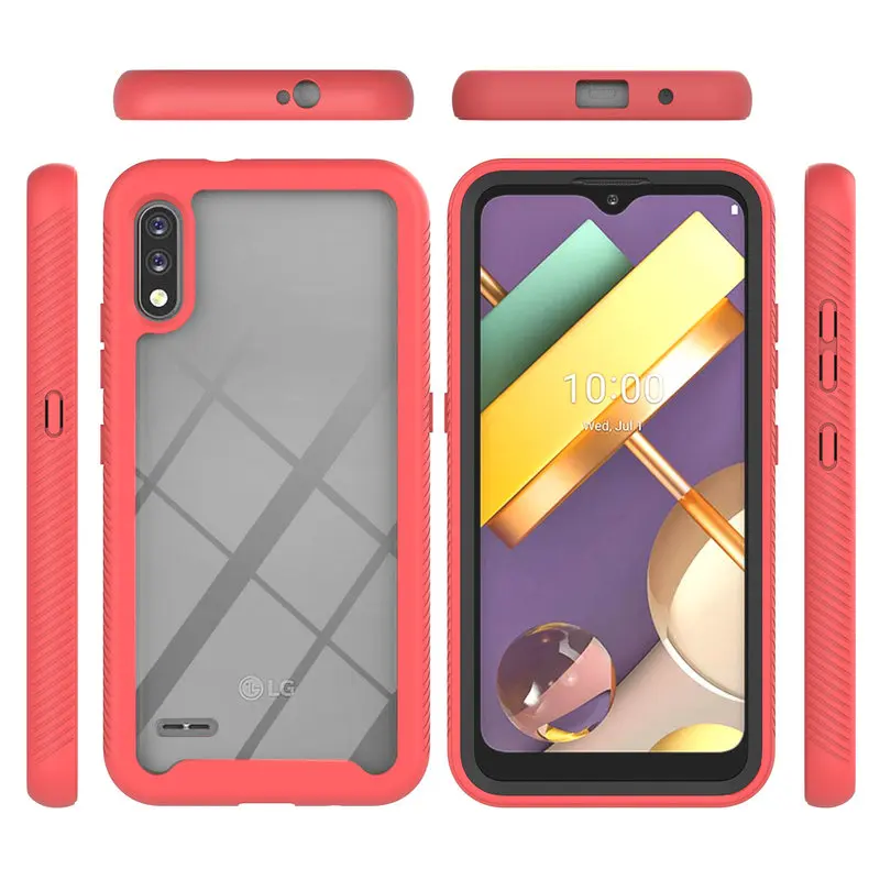 

Armor Case For LG K22 Soft Silicone Bumper Shockproof Protective Cover For LG K22 K 22 K22+ Fashion Transparent Phone Case Funda