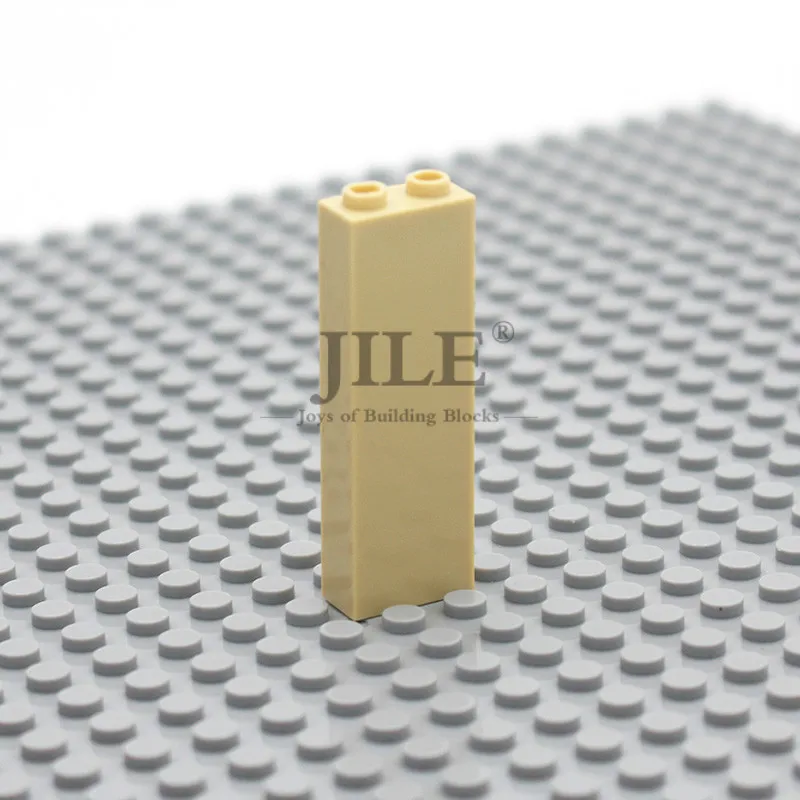 Светло-желтый Moc Brick 1x2x5 блокированные открытые шпильки или полые шпильки 2454 DIY просветить строительный блок Скоба совместима со сборками частиц - Цвет: Светло-желтый
