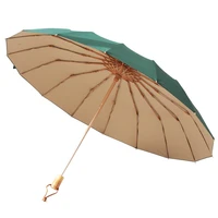 double uv protection umbrella vintage large reinforced umbrella wind resistant paraguas grande household merchandises ef50ub