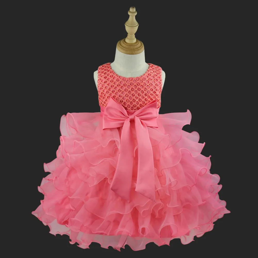 

Summer Dress Baby Girl Dress 1 Year Birthday Dress Girl Party Wedding Dress Tutu Princess Dress For Girl Children Vestidos 3M-4T