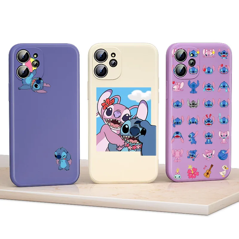 Мягкий силиконовый чехол Love Lilo Stitch для Apple IPhone 13 12 Mini 11 Pro XS MAX XR X 8 7 6 SE Plus телефона |