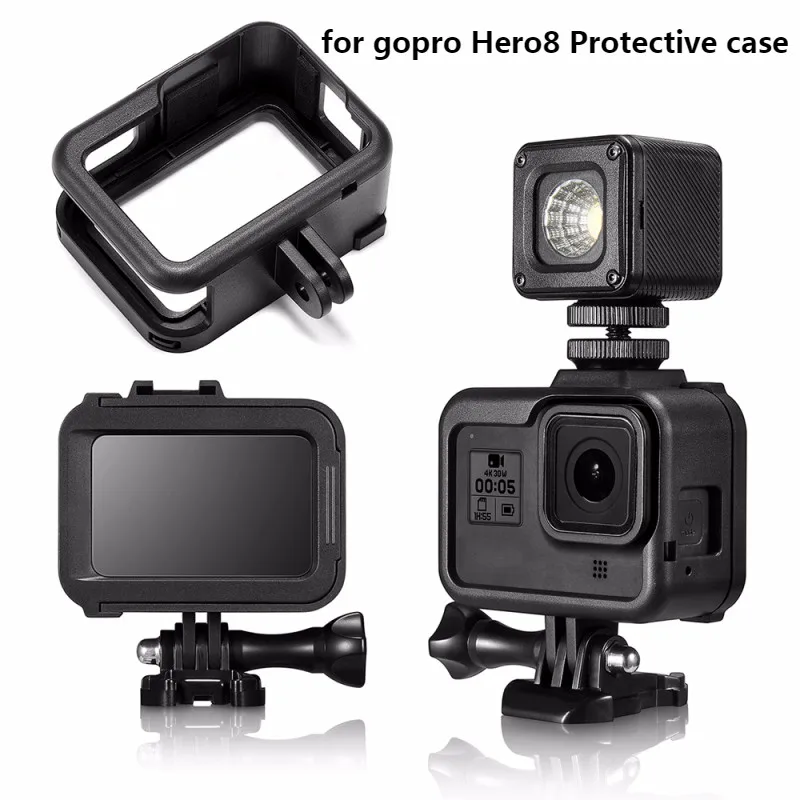 Защитный чехол с рамкой для Gopro Hero 8 защитный корпус крепление на основание Hero8 Gopro8