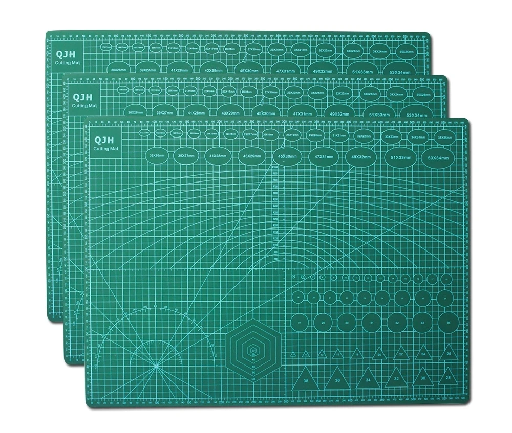 PVC A3 A2 DIY Craft Cutting Mat | Multipurpose Self-Healing Cutting Mat for Quilting | Double-Sided Leather Tools Mat for Cutting image 6